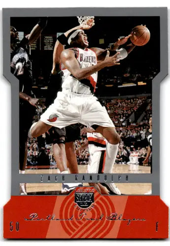 Original gloss Zach Randolph basketball card from 2004-05 SkyBox LE featuring Simply Sandoval