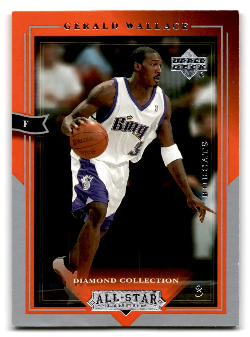2004-05 Upper Deck All-Star Lineup Gerald Wallace #8 Bobcats - Basketball Card Single