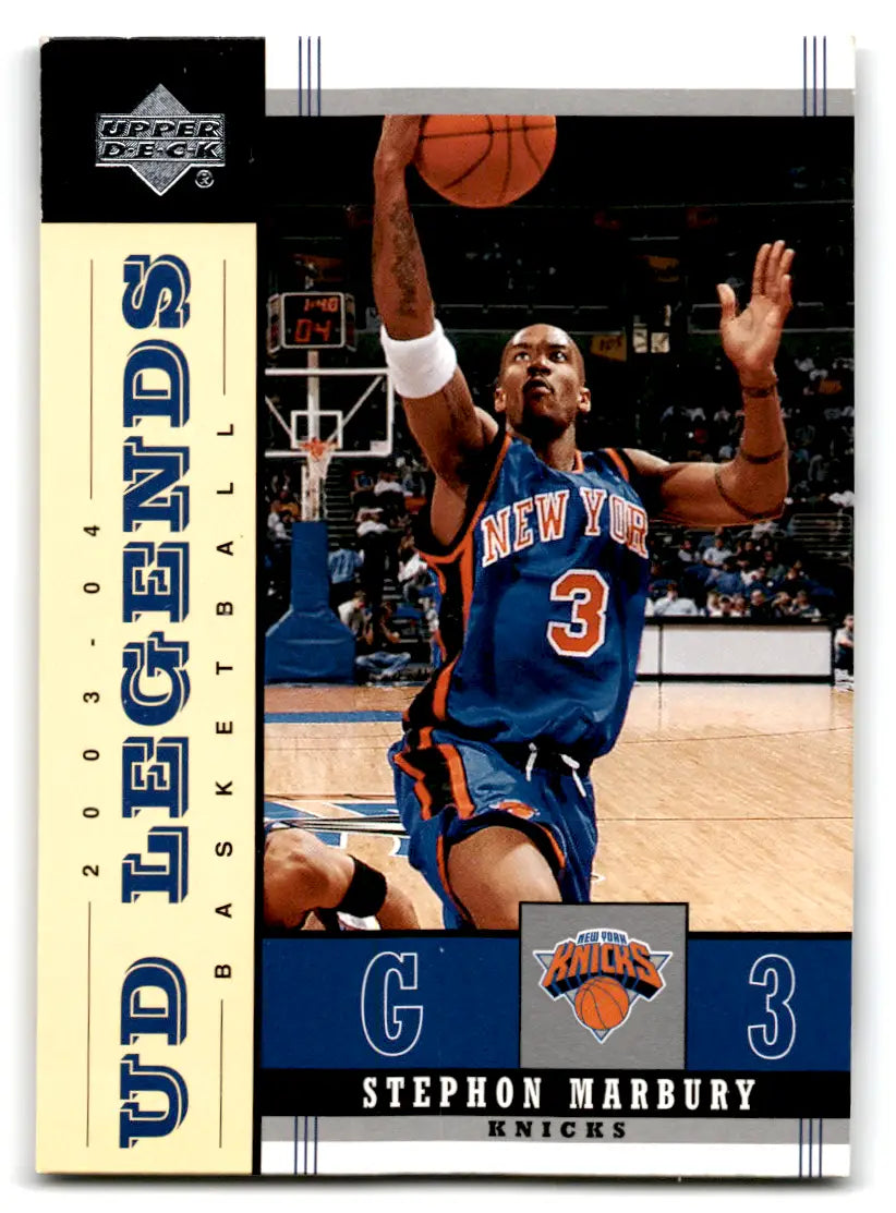 2004-05 Upper Deck UD Legends Stephon Marbury #59 Knicks - Basketball Card Single