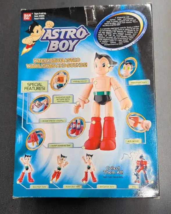 2004 Bandai Astro Boy Interactive Action Figure (Used) - Action Figure & Toy