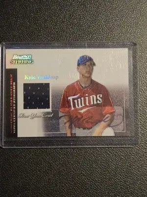 2004 Bowman Sterling #BS-KWA Kyle Waldrop Refractors #/199 - Baseball Card Single