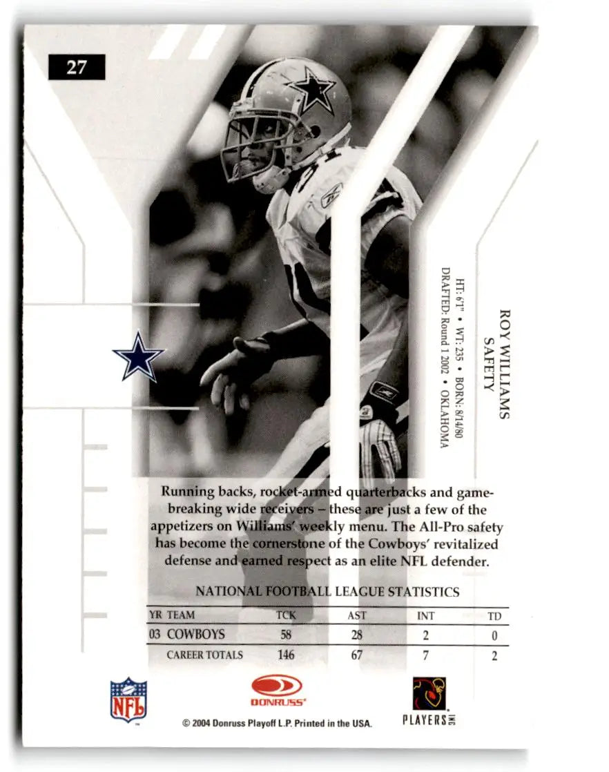 2004 Donruss Elite #27 Roy Williams - Football Card Single