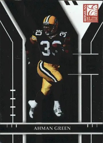 2004 Donruss Elite Ahman Green football trading card with original gloss featuring Packers