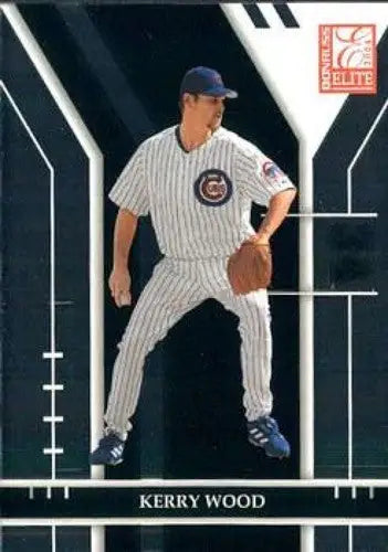 Original gloss Donruss Elite Kerry Wood baseball card from 2004 Donruss Elite series