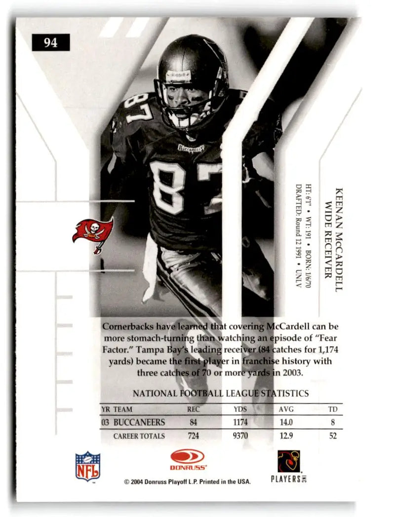 2004 Donruss Elite #94 Keenan McCardell - Football Card Single