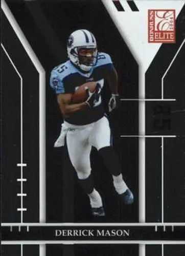 Original gloss Donruss Elite football trading card of Derrick Mason Titans NM-MT