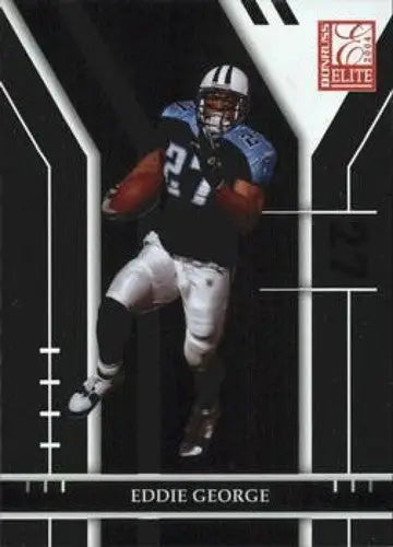 Original gloss Donruss Elite football trading card featuring Eddie George Titans NM-MT