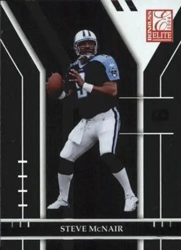 Donruss Elite Steve McNair football trading card with original gloss from 2004 Titans