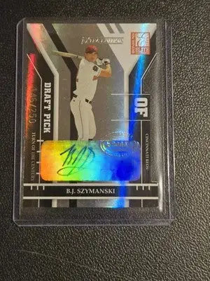 2004 Donruss Elite Extra B.J. Szymanski Signature Turn of the Century #/250 - Baseball Card Single