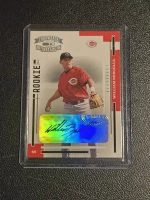 2004 Donruss Throwback Threads #248 William Bergolla Signature Marks #/100 - Baseball Card Single