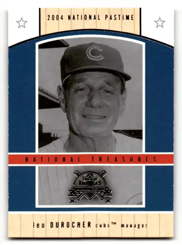 2004 Fleer National Pastime National Treasures #5 Leo Durocher NM-MT 09 ID:60915 - Baseball Card Single