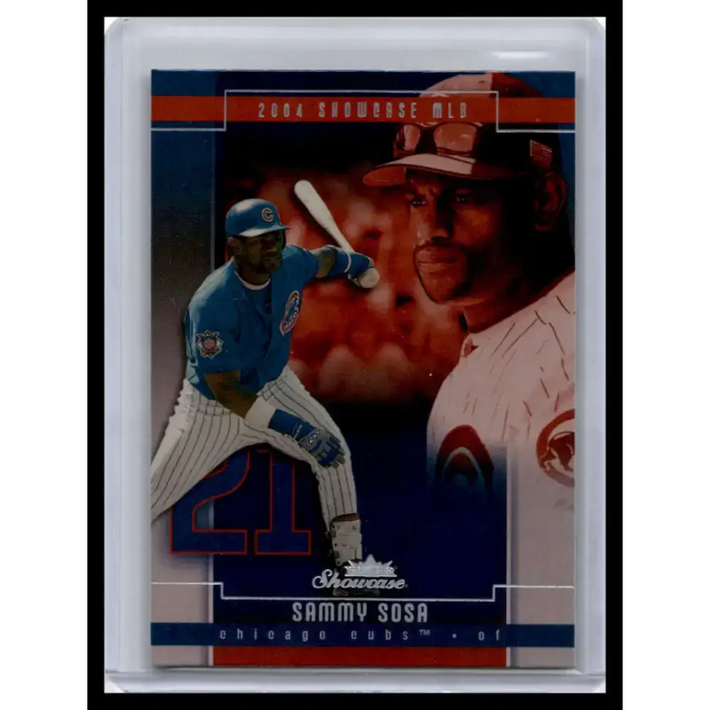 2004 Fleer Showcase #23 Sammy Sosa NM-MT Chicago Cubs Baseball Card - Baseball Card Single