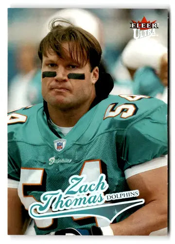 2004 Fleer Ultra #29 Zach Thomas NM-MT Dolphins ID:73643 - Football Card Single