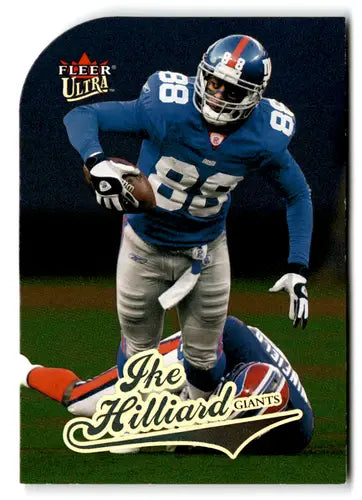 Original gloss Fleer Ultra Gold Medallion Ike Hilliard NY Giants collectible football card