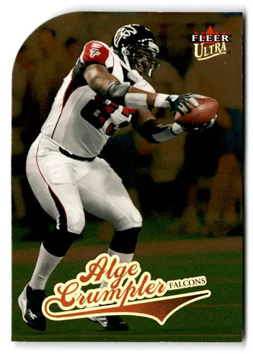 Alge Crumpler football card from Fleer Ultra Gold Medallion series
