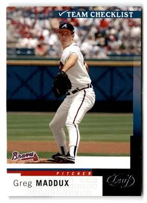 2004 Leaf #287 Greg Maddux - Baseball Card Single