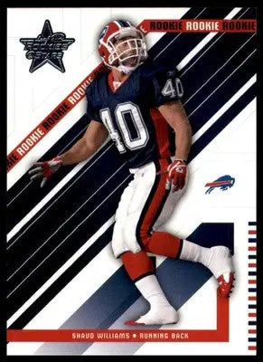 2004 Leaf Rookies & Stars Shaud Williams RC 109 Buffalo Bills
