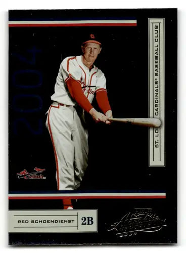 2004 Playoff Absolute Memorabilia #183 Red Schoendienst NM-MT Cardinals ID:60910 - Baseball Card Single