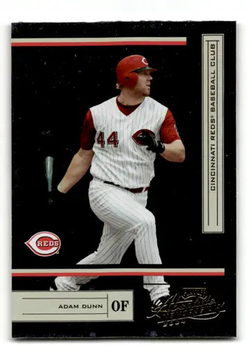 Adam Dunn Cincinnati Reds baseball card from 2004 Playoff Absolute Memorabilia collection