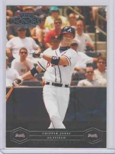 2004 Playoff Honors Chipper Jones baseball card with original gloss from Braves
