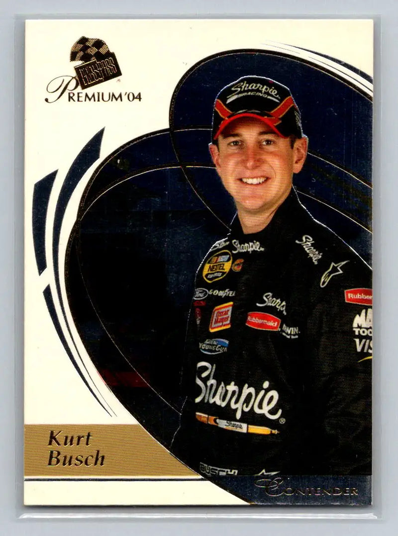 2004 Press Pass Premium #13 Kurt Busch Roush Racing - Racing Card Single