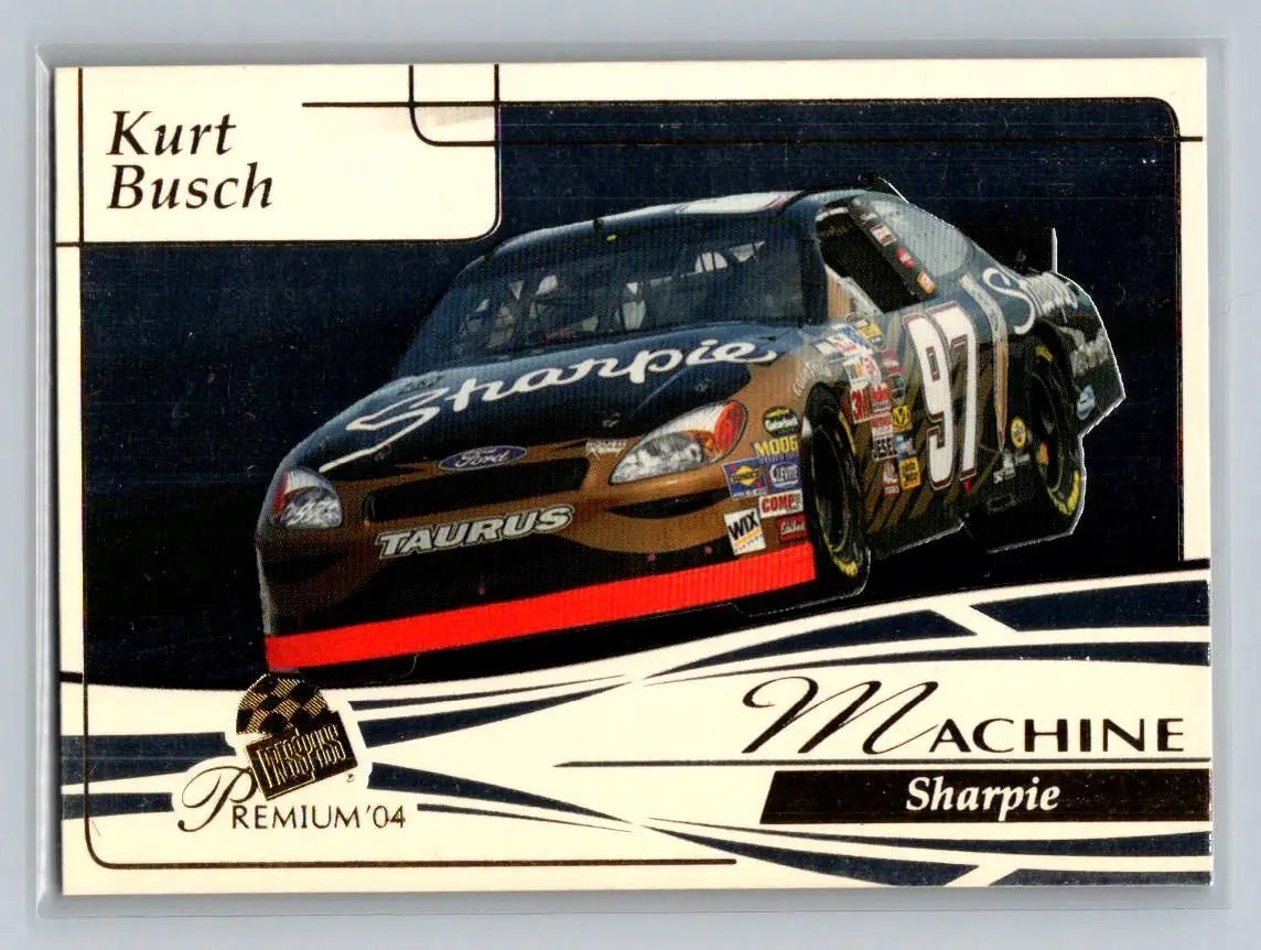 2004 Press Pass Premium #45 Kurt Busch’s Car Roush Racing - Racing Card Single