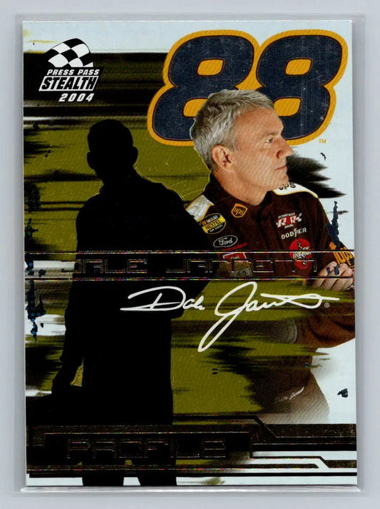 2004 Press Pass Stealth #PF 12 Dale Jarrett Profile Robert Yates Racing - Racing Card Single