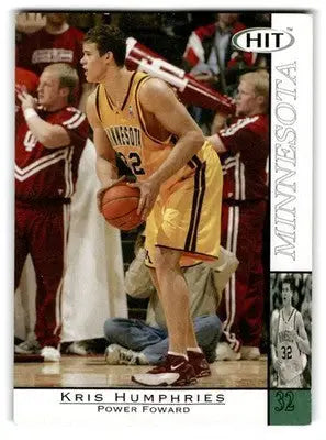 2004 SAGE HIT #32 Kris Humphries - Basketball Card Single