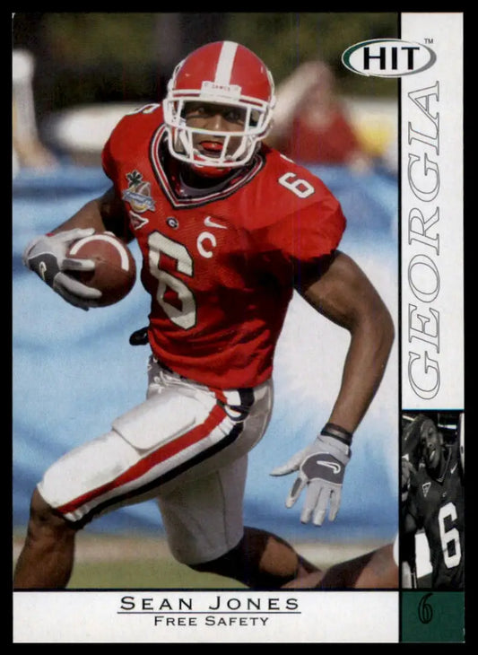2004 SAGE HIT Sean Jones 36 Georgia Bulldogs NM - Football Card Single