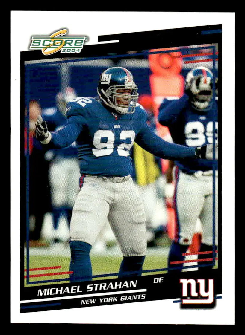 2004 Score #212 Michael Strahan - Football Card Single