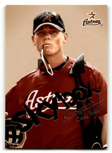2004 SkyBox Autographics #6 Craig Biggio NM-MT Astros ID:58496 - Baseball Card Single