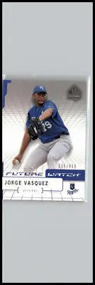 2004 SP Authentic #113 Jorge Vasquez #/999 Kansas City Royals - Baseball Card Single