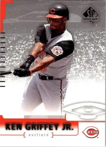 2004 SP Authentic #50 Ken Griffey Jr. NM Near Mint Reds ID:83525 - Baseball Card Single