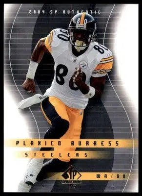 2004 SP Authentic Plaxico Burress 70 Pittsburgh Steelers