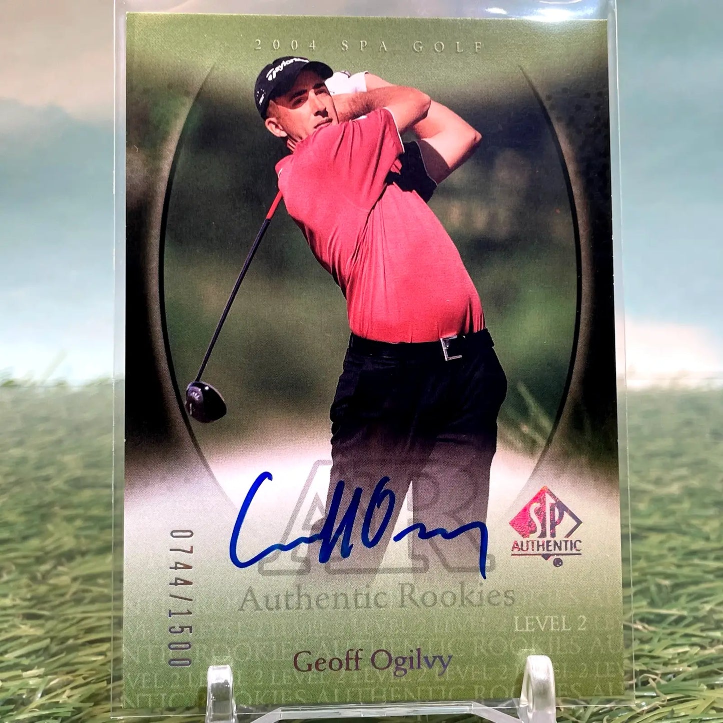 2004 SP Authentic Signature /1500 Geoff Ogilvy #95 Rookie Auto RC - Non-Sports Card Single