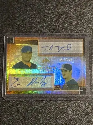 2004 SP Prospects Thomas Diamond / Eric Hurley Draft Duos Dual Autographs #/175 - Baseball Card Single