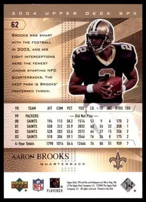 2004 SPx Aaron Brooks 62 California Golden Bears