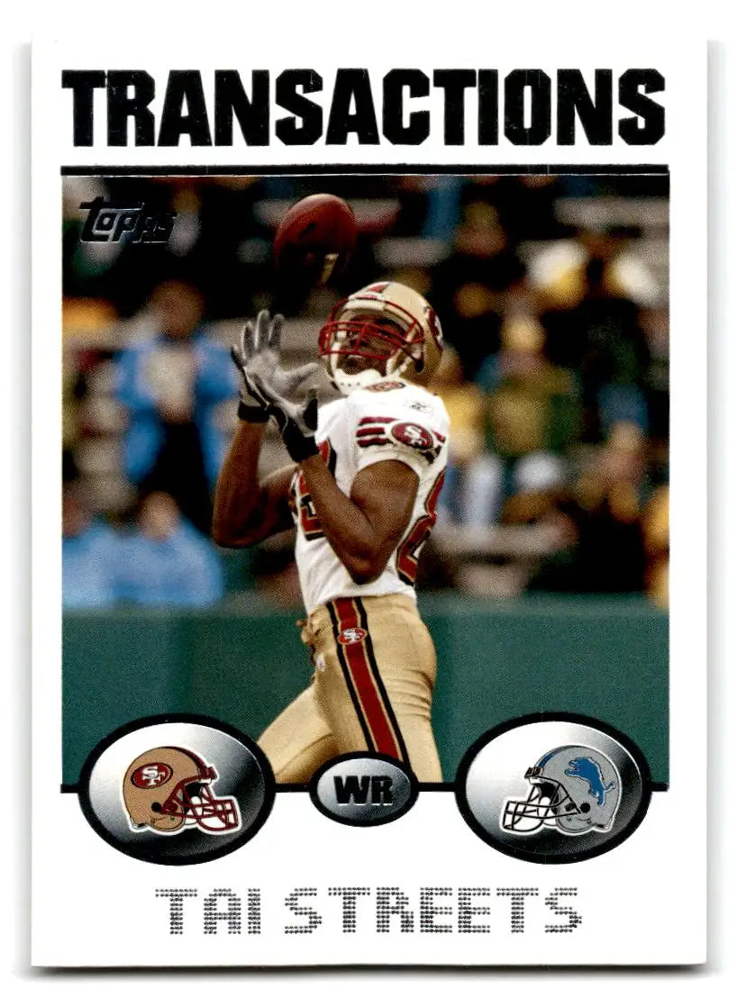 2004 Topps #151 Tai Streets - Football Card Single