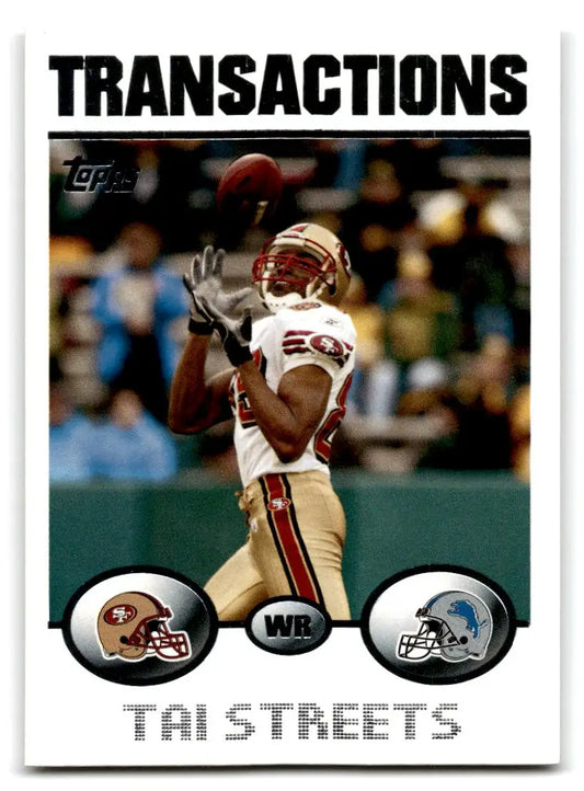 2004 Topps #151 Tai Streets - Football Card Single