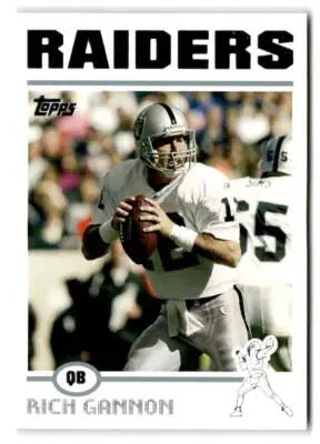 Rich Gannon Oakland Raiders football card from 2004 Topps #274 product