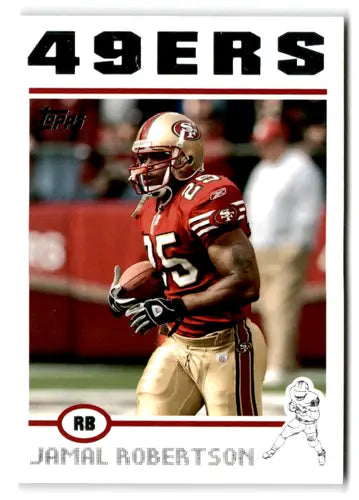Original gloss Jamal Robertson football card NM-MT from 2004 Topps featuring Jamal Robertson
