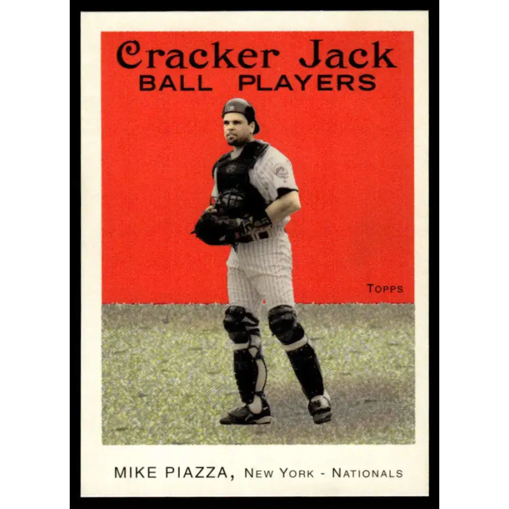 2004 Topps Cracker Jack #70 Mike Piazza EX/NM New York Mets Baseball Card - Baseball Card Single
