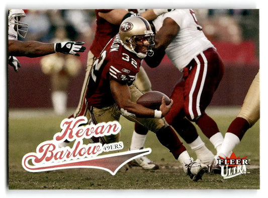 2004 Ultra #15 Kevan Barlow - Football Card Single