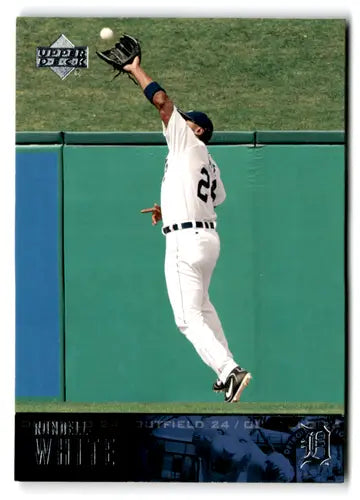 2004 Upper Deck Rondell White Baseball Card with Original Gloss Tigers ID 73545