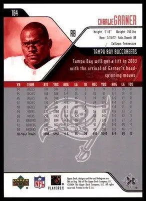 2004 Upper Deck Charlie Garner 184 Atlanta Falcons