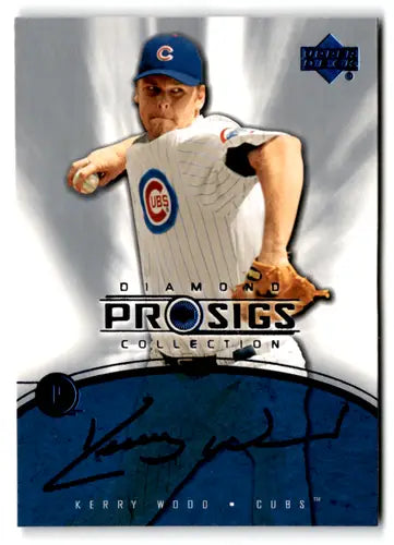 Kerry Wood baseball card from 2004 Upper Deck Diamond Collection Pro Sigs