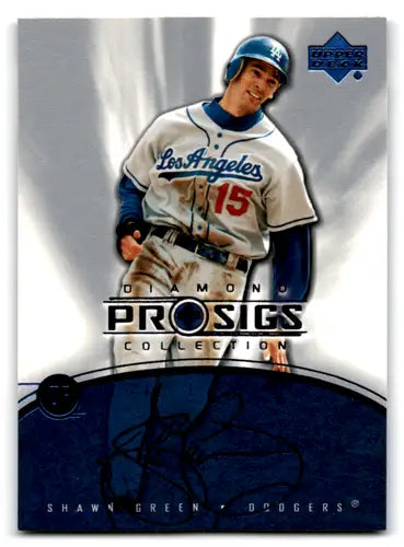 2004 Upper Deck Diamond Collection Pro Sigs #68 Shawn Green NM Near Min ID:67347 - Baseball Card Single