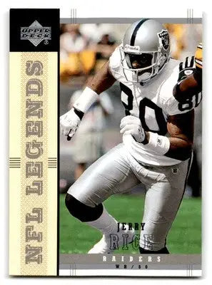 2004 Upper Deck Football Legends Jerry Rice #64 Oakland Raiders - Football Card Single