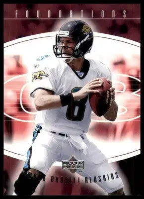 2004 Upper Deck Foundations Mark Brunell 98 Atlanta Falcons