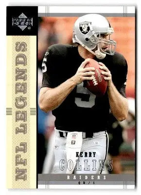 2004 Upper Deck Legends #63 Kerry Collins - Football Card Single